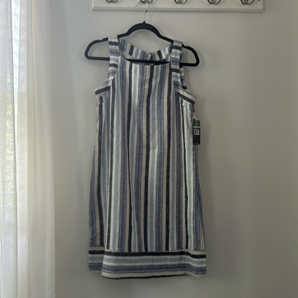Brand new never worn. Blue and white